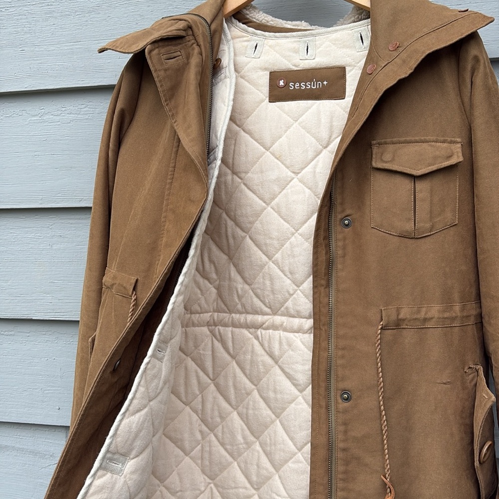 Sessún Tan Parka/Field Jacket